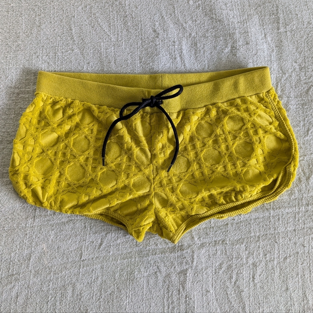 ROXY GEOMETRIC DESIGN TEXTURED LOUNGE SHORTS